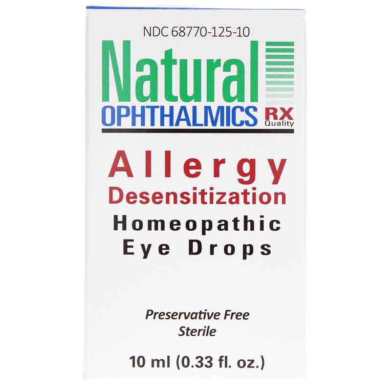 Natural Ophthalmics Allergy Desensitization Homeopathic Eye Drops