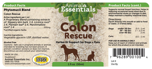 Animal Essentials Colon Rescue