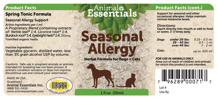 Animal Essentials Seasonal Allergies