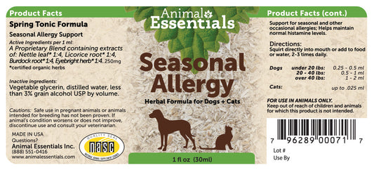 Animal Essentials Seasonal Allergies