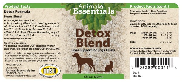 Animal Essentials Detox Blend