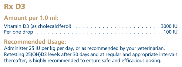 Rx Vitamins for Pets - D3