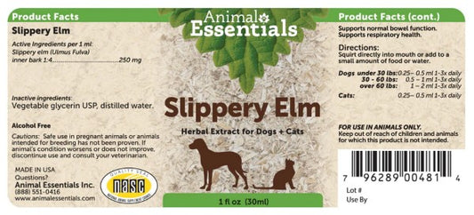 Animal Essentials Slippery Elm Tincture