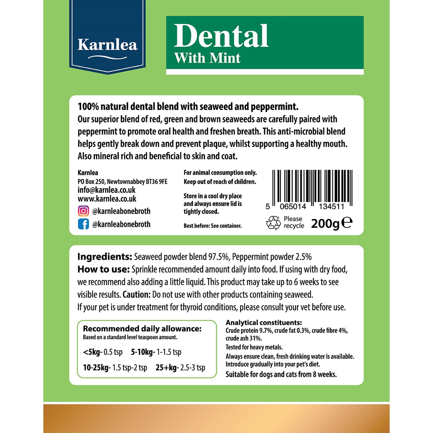 Dental with Mint Topper - 7 oz