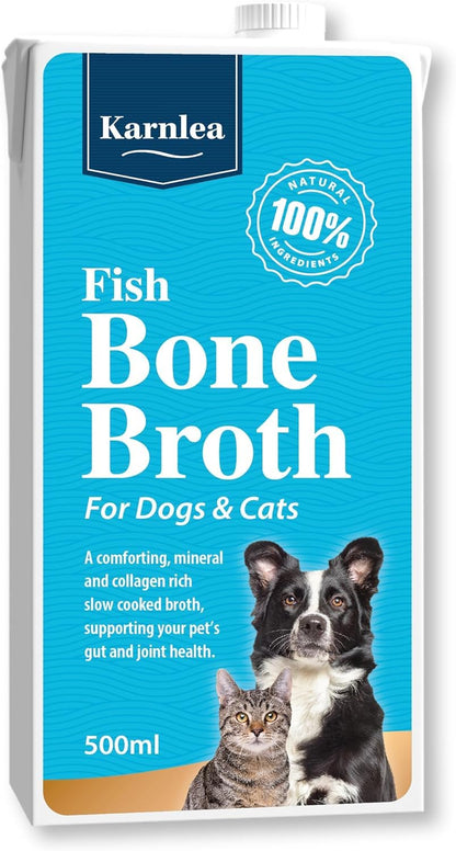 Fish Bone Broth for Dogs & Cats (16.9 fl oz / 500 ml)