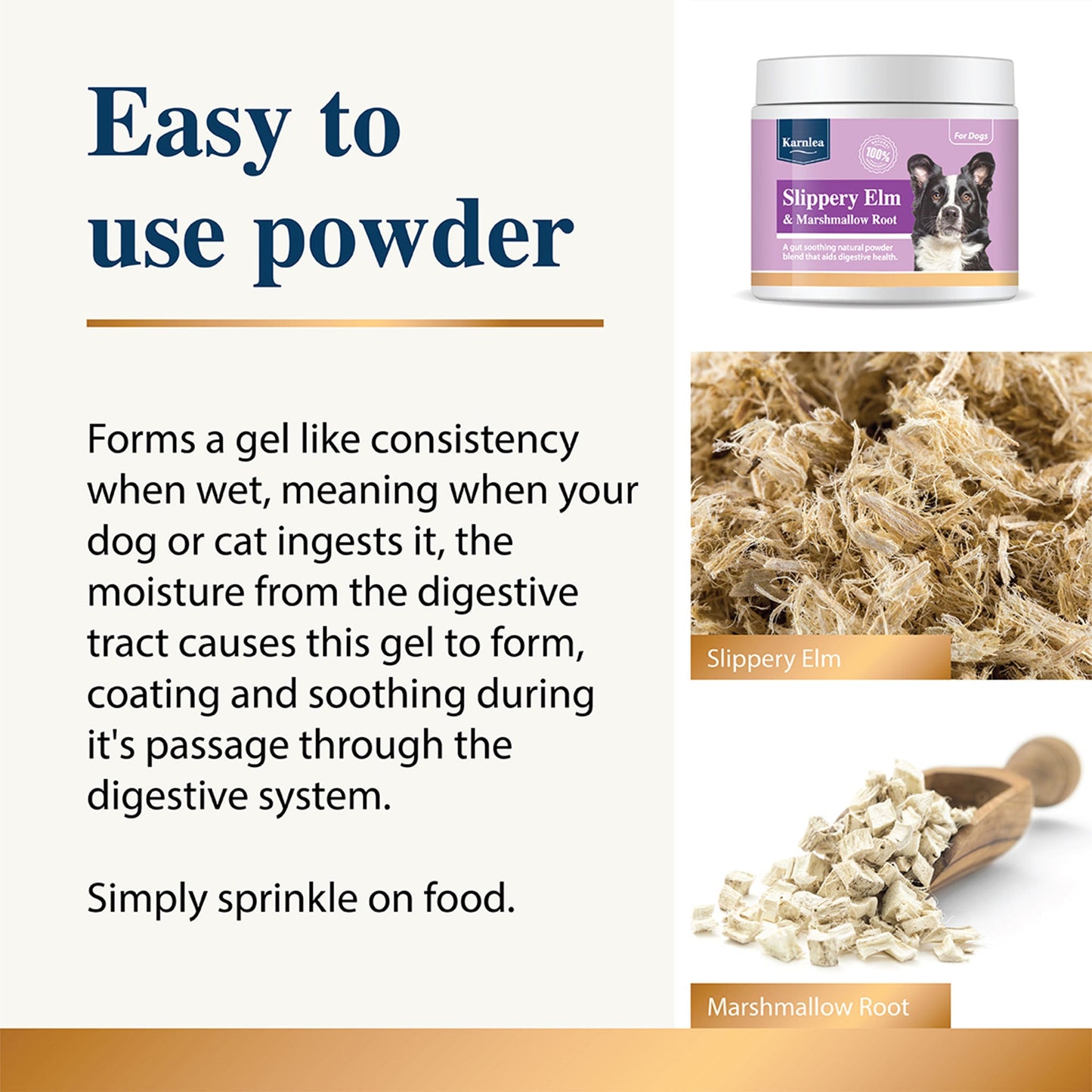 Slippery Elm & Marshmallow Root Powder Topper - 3.5 oz